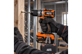 Дрель-шуруповерт аккумуляторная AEG 18В BS18SBL-202C